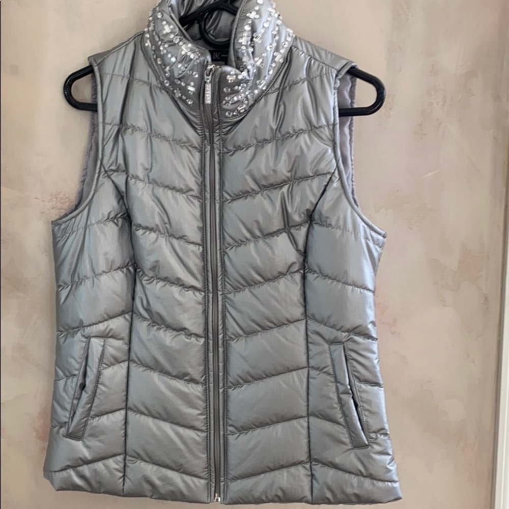 INC Silver Vest